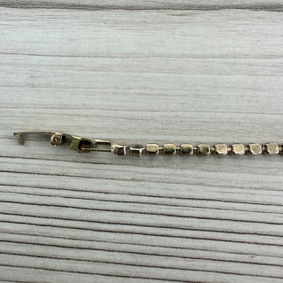 Vintage Mickey Mouse Crystal & Sapphire Inspired Tennis Bracelet - Picture 7 of 10